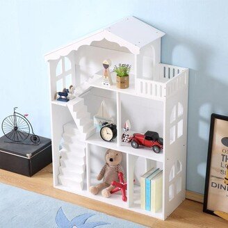 IGEMAN House-Shaped Children'S Bookshelves, Storage Shelves, Multi-Use Children'S Shelves