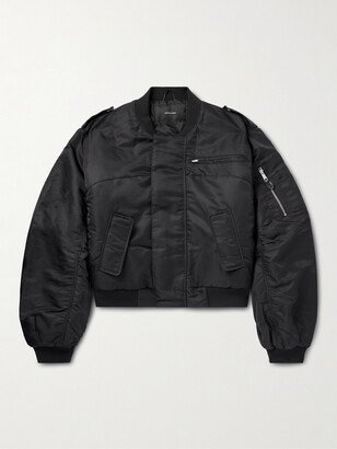 Entire Studios A-2 Oversized Cropped Nylon-Twill Bomber Jacket