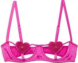 Novelty Heart Balconette Bra