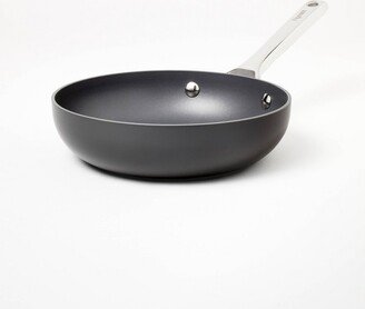 8 Nonstick Hard Anodized Aluminum Frypan Dark Gray - Figmint™