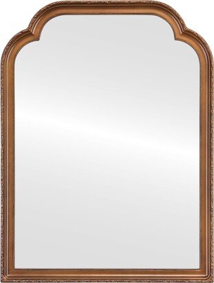 OVALCREST Blair Framed Vanity Mirror - Clover Cathedral - 24.6x32.6