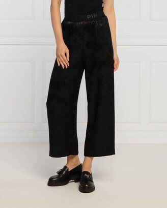 Moron Pantalone Jaquard In Black