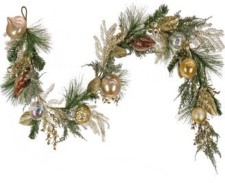 National Tree Company HGTV Home Collection Unlit Artificial Christmas Garland-AB