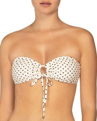 Womens Beachwear Dot Print Bikini Swim Top