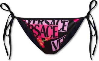 Logo Printed Reversible Bikini Briefs