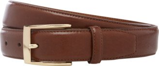 Men's Jos.A.Bank Leather Belt with Gold- Tone Buckle - Long