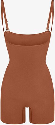 kims Womens Bronze eamless culpt Fitted tretch-woven Body