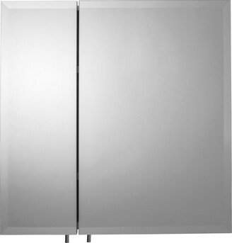 Wellington White Double Door Bi-View Steel Cabinet White