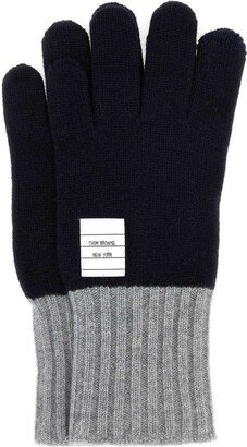 Rwb Stripe Knitted Gloves-AA