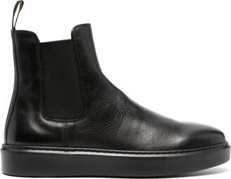 leather Chelsea boots-AC