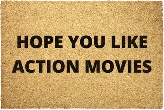 Action Movies Doormat Outdoor Rug Door Hope You Like Coir Mat Decor Summer Winter Christmas House Gift