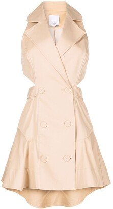 Cut-Out Trench Dress