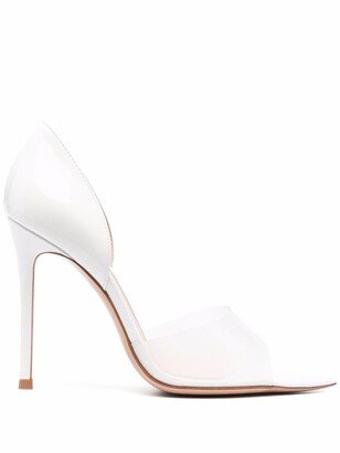 Bree sheer-panel 104mm pumps