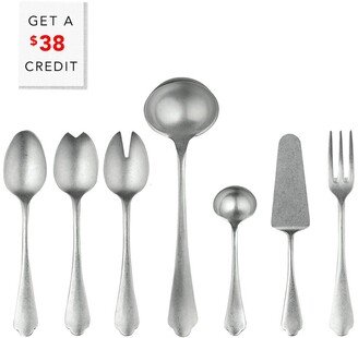 7Pc Serving Set With $38 Credit-AA