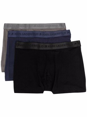 3 Pack Logo-Waist Boxers