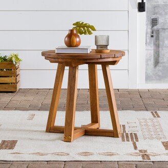 Middlebrook Designs Middlebrook 20-inch Round Solid Wood Patio Side Table