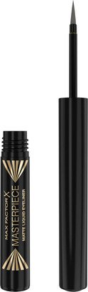 Masterpiece Waterproof Matte Liquid Eyeliner 1.7ml - Charcoal