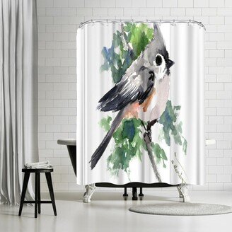 71 x 74 Shower Curtain, Titmouse 2 by Suren Nersisyan