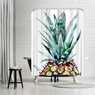 71 x 74 Shower Curtain, Pineapple 3 by Suren Nersisyan