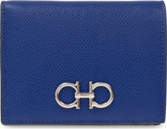 Leather Wallet - Blue