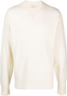 V-neck pullover jumper-AB