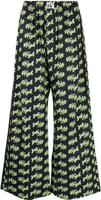 all-over High-print pyjama trousers