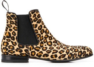 Lexi zebra print chelsea boots