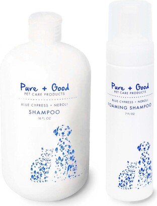 Pet Blue Cypress + Neroli Shampoo & Blue Cypress + Neroli Foaming Shampoo Set
