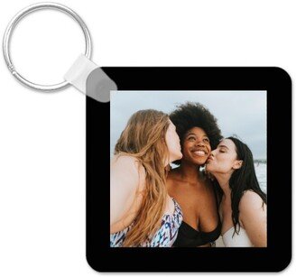 Key Chains: Gallery Of One Frame Key Ring, Square, Multicolor