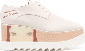 x Yoshitomo Nara Elyse platform lace-up shoes