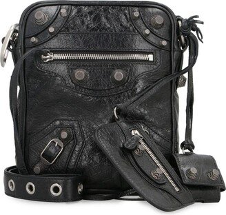 Le Cagole Leather Crossbody Bag-AC