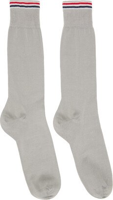 Gray Striped Socks