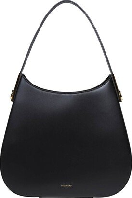 Hobo Bag In Smooth Black Calfskin