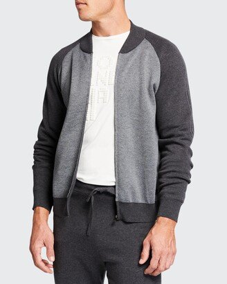 Men's Colorblock Track Suit Jacket-AA