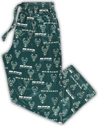 Men's Concepts Sport Hunter Green Milwaukee Bucks Big and Tall Breakthrough Sleep Pants