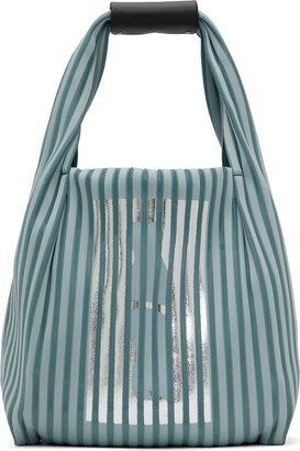 Blue Linear Tote