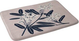 Megan Galante Boho Botanica Memory Foam Bath Mat Brown