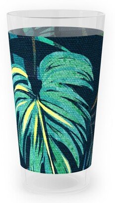 Outdoor Pint Glasses: In A Tropical Mood Outdoor Pint Glass, Green