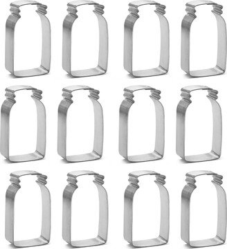 1 Dozen 12 Mini Mason Jar Cookie Cutter Wedding Party Favors Metal Farmers Market Birthday Treats