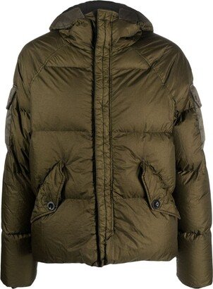 Hooded Padded Jacket-BN