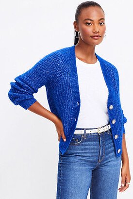 Pointelle V-Neck Cardigan