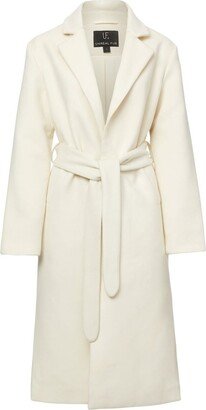 Love Affair belted wrap coat