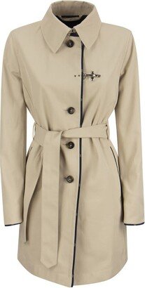 Trench coat with hook