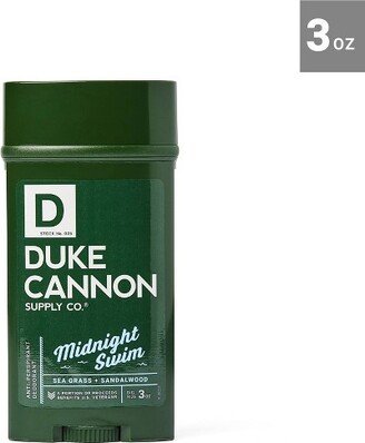 Duke Cannon Supply Co. Duke Cannon Antiperspirant & Deodorant - Midnight Swim - Maximum-Strength Antiperspirant for Men - Scented - 3 oz