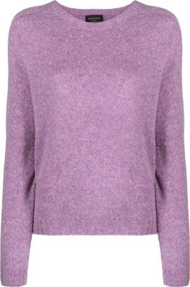 Crew-Neck Long-Sleeved Jumper-AA