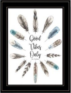 Good Vibes Only By Seven Trees Design Ready To Hang Framed Print Collection