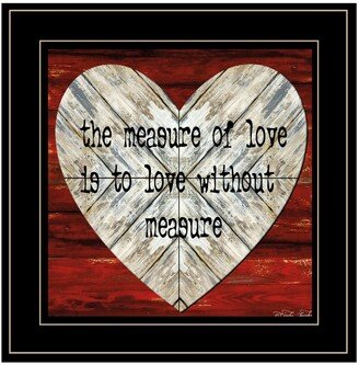 Measure of Love by Cindy Jacobs, Ready to hang Framed Print, Black Frame, 15 x 15