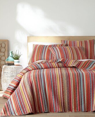 Uluru Stripe Quilt Set, Full/Queen