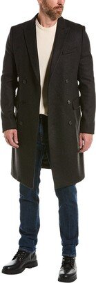 Wool-Blend Trench Coat-AA