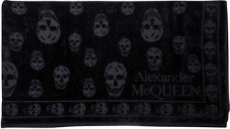 Allover Skull Beach Towel